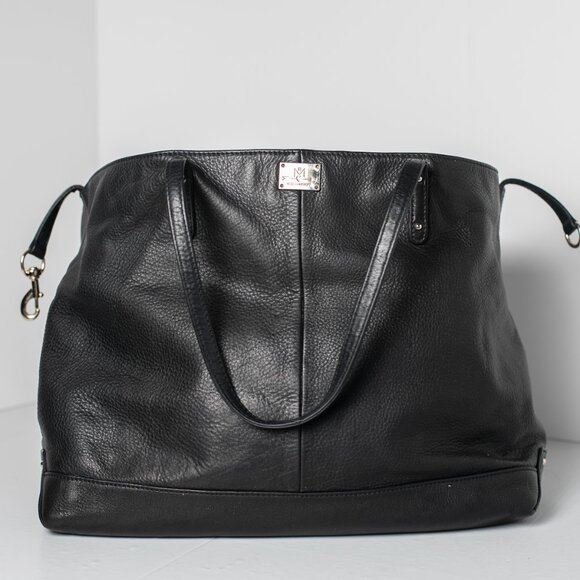 Rebecca Minkoff Black Leather Tote - Picture 1 of 4